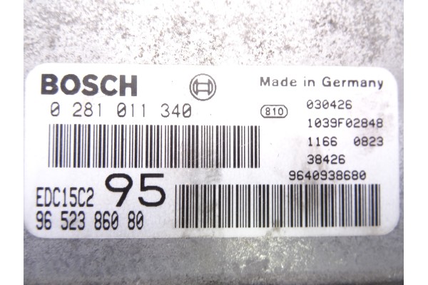 9652386080  CENTRALITA MOTOR UCE CITROEN C5 BERLINA 2.0 HDi Premier 2003 9652386080 207636 CITROEN - 1