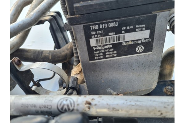 VW T5 2 0 PETROL webasto parking heater 7H0819008J Part manufacturer Volkswagen OE