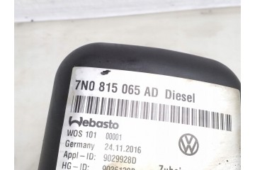 2017 Seat Alhambra Mk2 Parking heater Webasto 7N0815065AD Quality of parts according to GVO O original with manufacturer s logo 