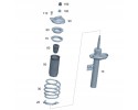 MERCEDES BENZ GLB X247 front right and left shock absorbers Catalog number of the part A2473232500 A2473232600
