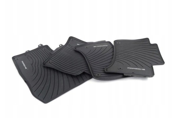 Rubber mats Porsche Cayenne 958044801551E0 new OE set