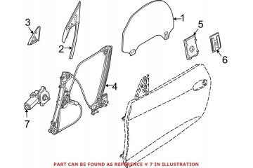 BMW Electric window motor 67626927547 Catalog number of the part 67626927547