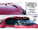 spoiler roof visor spoiler shuttlecock for RENAULT MEGANE MK3 III 5d 09 RM15