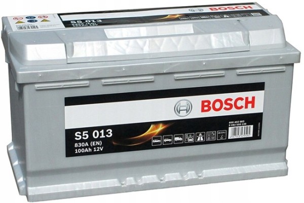 CAR BATTERY BOSCH SILVER S5 100AH 830A