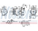 AIR CONDITIONING COMPRESSOR NISSENS 890606