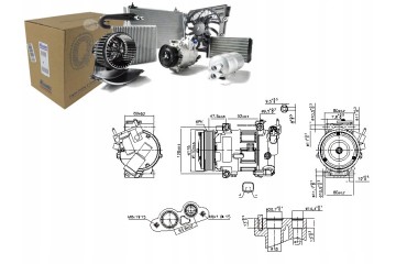 AIR CONDITIONING COMPRESSOR NISSENS 890606 Part manufacturer Nissens