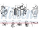 AIR CONDITIONING COMPRESSOR NISSENS 890919
