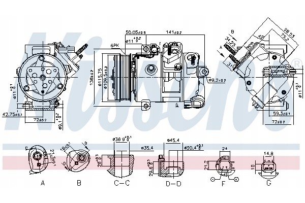 40212004_I AIR CONDITIONING COMPRESSOR Product weight with unit packaging 11 kg