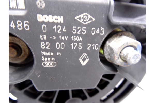 8200175210  ALTERNADOR RENAULT LAGUNA II GRANDTOUR (KG0) Dynamique 2004 8200175210 209289 RENAULT - 1