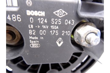 8200175210  ALTERNADOR RENAULT LAGUNA II GRANDTOUR (KG0) Dynamique 2004 8200175210 209289 RENAULT - 1