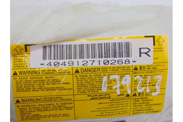 ASIENTO AIRBAG LATERAL DERECHO TOYOTA AVENSIS CROSS SPORT (T27) Advance 2011 ASIENTO 197572 TOYOTA - 1