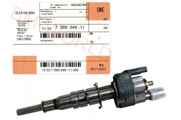 new OE injector 13537589048 BMW N43 N53 with ASO