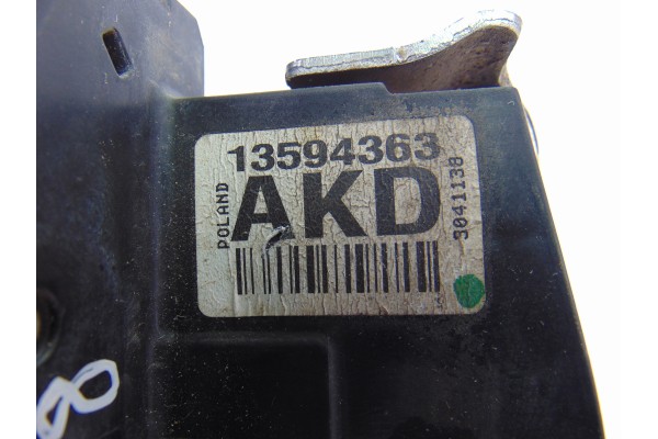 13594363  CERRADURA PUERTA DELANTERA DERECHA OPEL ASTRA K BERLINA 5P Dynamic Start/Stop 2016 13594363 191508 OPEL - 2