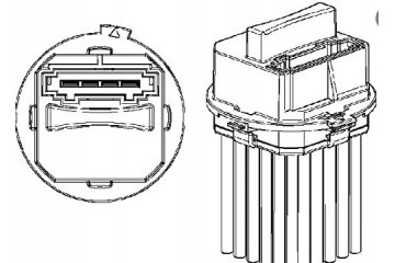 New Citroen C3 II C5 III C6 DS3 OE 6441 S7 Interior Fan Resistor Part manufacturer Behr