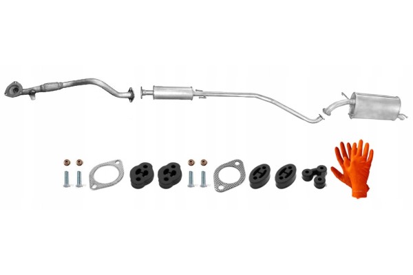 CHEVROLET AVEO 1 2 62kW FROM 04 2008 HATCHBACK EXHAUST SYSTEM