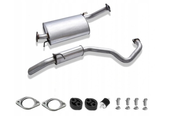 NISSAN PATROL IV GR 3 0 TD 4WD FROM 1999 SILENCERS SET ENDQY MIDDLE SILENCER
