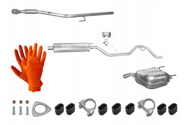 C 1 6 1 8 2002 2005 HATCHBACK SEDAN EXHAUST SYSTEM
