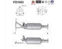 PARTICULATE FILTER FAP DPF FD1053 AS VOLVO S60 Packaging status original