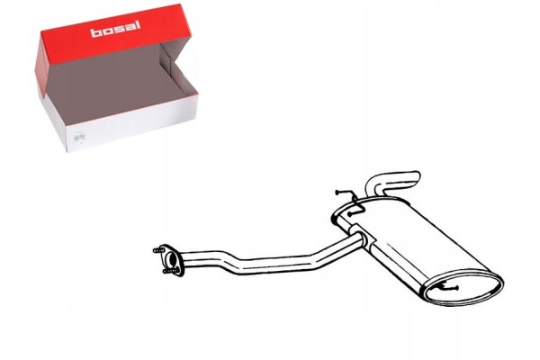 BOS165 059 Final Silencer Catalog number of the part 165 059