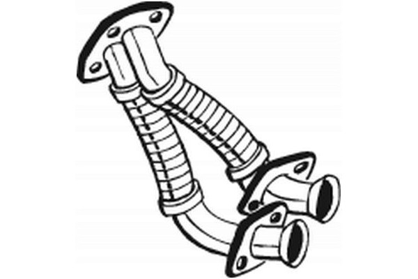 Bosal 730 089 Exhaust pipe
