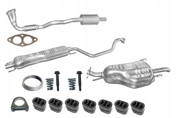 OPEL ZAFIRA A 1 6 1 8 16V 1999 2000 SILENCER SET