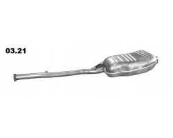 End muffler BMW 3 E36 1 8 1990 2000 Polmo 03 21