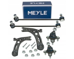 SET OF CONTROL ARMS CONNECTORS FRONT AUDI A3 LEON OCTAVIA 3 GOLF 7 8 MEYLE SCREWS