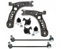 SET OF CONTROL ARMS CONNECTORS FRONT AUDI A3 LEON OCTAVIA 3 GOLF 7 8 MEYLE SCREWS Part manufacturer Meyle