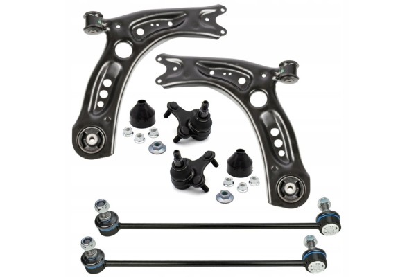 SET OF CONTROL ARMS CONNECTORS FRONT AUDI A3 LEON OCTAVIA 3 GOLF 7 8 MEYLE SCREWS Part manufacturer Meyle