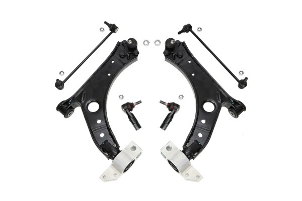SET OF CONTROL ARMS CONNECTORS ENDS AUDI A3 8P OCTAVIA ALTEA GOLF 5 MS