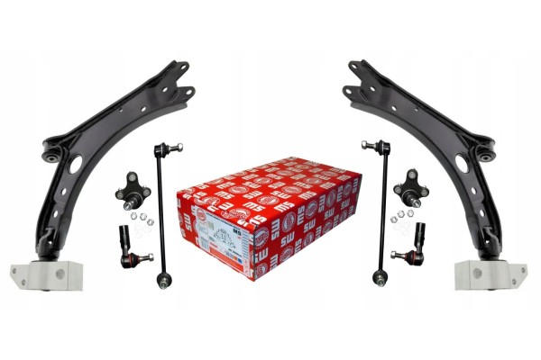 SET OF CONTROL ARMS CONNECTORS ENDS AUDI A3 8P OCTAVIA ALTEA GOLF 5 MS Catalog number of the part 36865 KIT MS