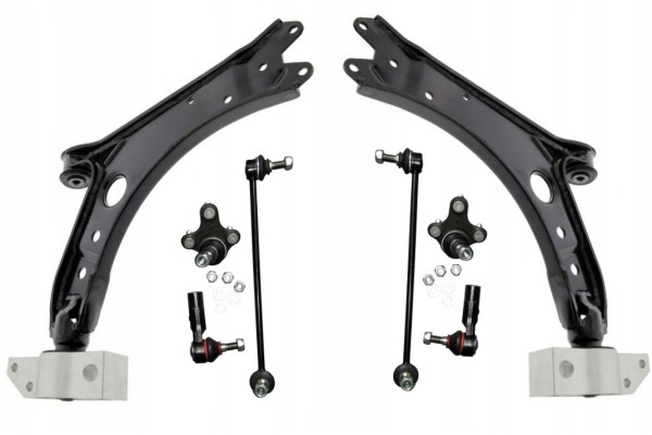 SET OF CONTROL ARMS CONNECTORS ENDS AUDI A3 8P OCTAVIA ALTEA GOLF 5 MS Installation side front left front