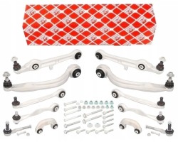 SET OF CONTROL ARMS CONNECTORS FRONT AUDI A4 B7 FEBI BILSTEIN SCREWS