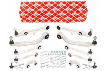 SET OF CONTROL ARMS CONNECTORS FRONT AUDI A4 B7 FEBI BILSTEIN SCREWS