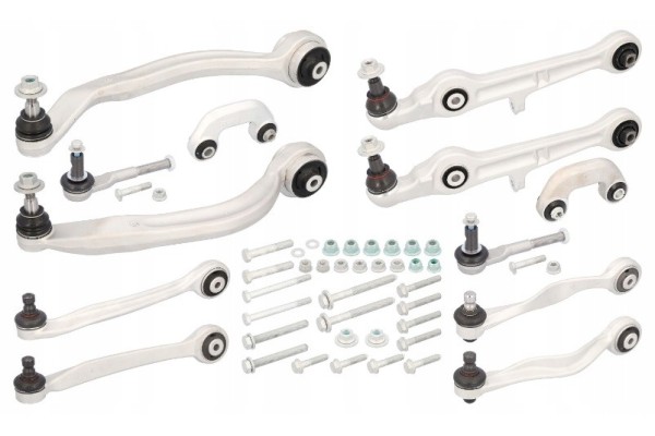 SET OF CONTROL ARMS CONNECTORS FRONT AUDI A4 B7 FEBI BILSTEIN SCREWS EAN GTIN 4027816394044