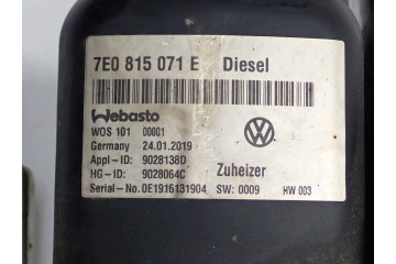 WEBASTO PARKING HEATER 7E0815071E VW TRANSPORTER T6 2 0 TDI 19R Version European
