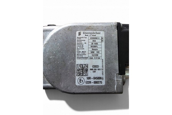 AUDI A6 S6 C8 PARKING HEATER WEBASTO 4K0265081R Car type passenger cars