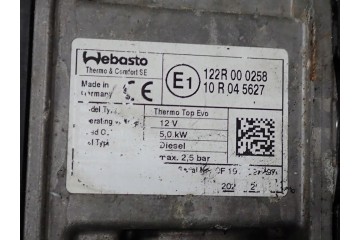 WEBASTO PARKING HEATER JX61 18K463 AC FORD FOCUS MK4 IV 2 0D 19R Version European