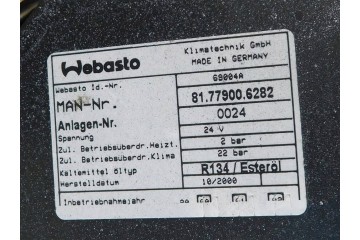 MAN NG 363 (A23) Autobús Webasto 81.77900.6282