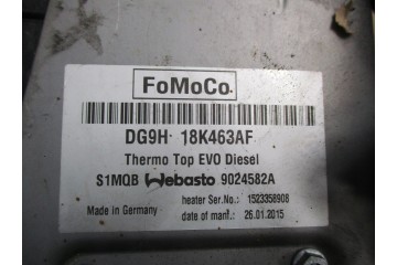 FORD MONDEO MK5 WEBASTO DIESEL DG9H 18K463 AF Part manufacturer Webasto
