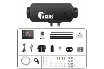 Oil Stop Heating 2kW 24V Diesel Heater LCD Blower Remote Control Car type 4x4 SUV buses undefined trucks cargo vans RVs passenge
