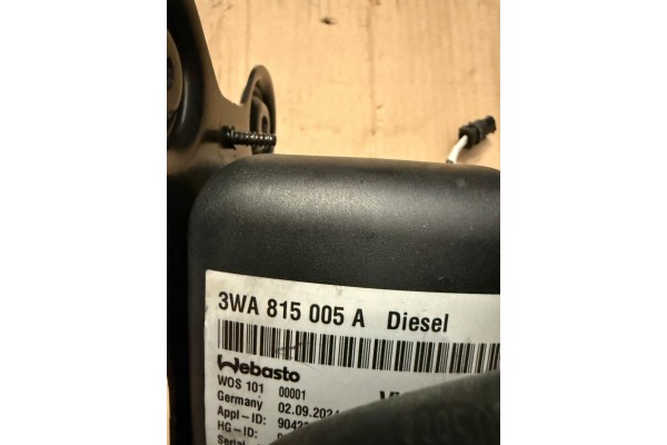 VW Audi Bentley Webasto 3WA815005A Part manufacturer Volkswagen OE