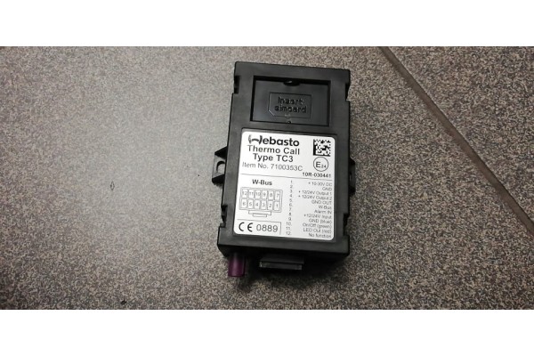 WEBASTO THERMO CALL TYPE TC3 CONTROLLER NEW ORIGINAL Part manufacturer Webasto