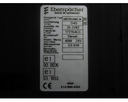 D4S 81 61900 6404 WEBASTO HEATING MAN TGA TGX 18 440