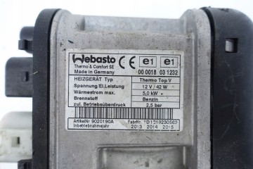 WEBASTO PARKING HEATER VW TOUAREG CADDY GOLF Version European