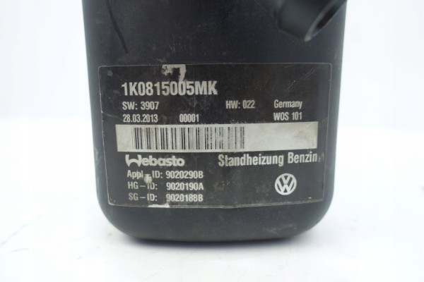 Calefactor estacionario Webasto para VW Touareg, Caddy, Golf