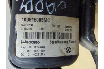 Calefactor estacionamiento Webasto VW Touran Caddy 1K0815005MC 9022150