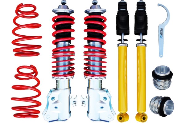 Threaded suspension suitable for Toyota Yaris I type P1 TA Technix Quality of parts according to GVO Z replacement