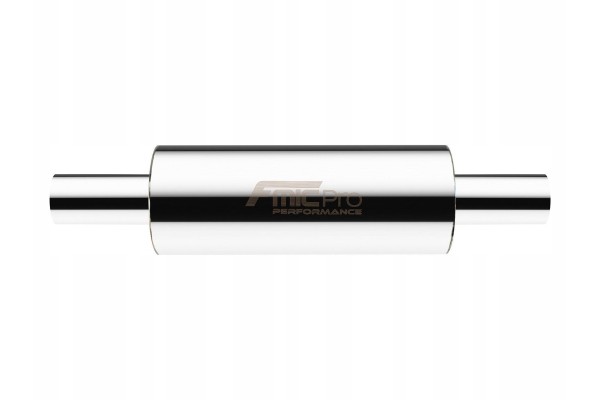 ROUND THROUGH SILENCER FMIC PRO 425MM 76 76MM Car type 4x4 SUV buses undefined trucks cargo vans RVs passenger cars