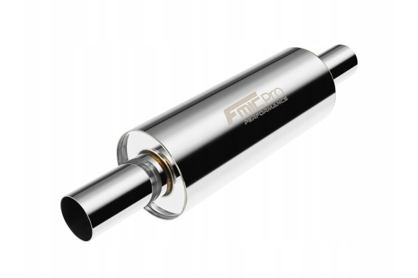 ROUND THROUGH SILENCER FMIC PRO 425MM 76 76MM Quality of parts according to GVO Z replacement